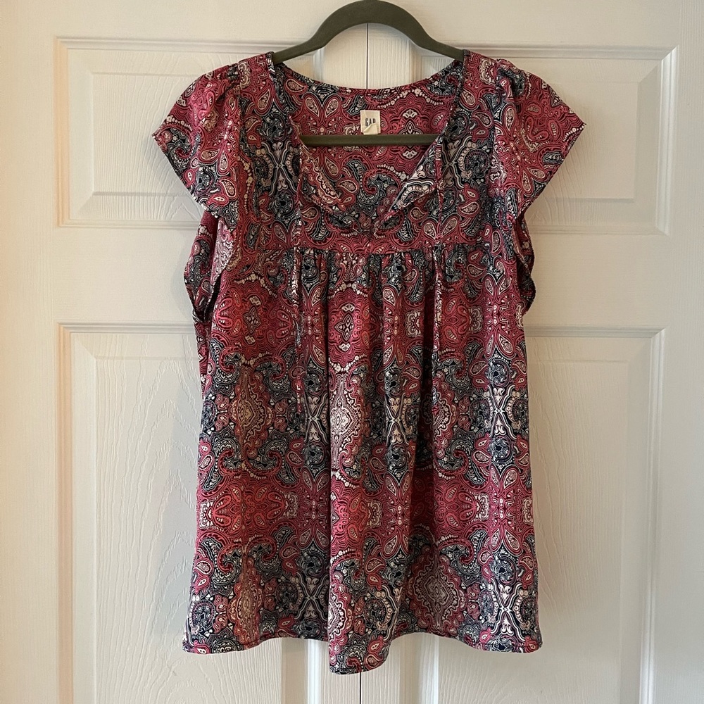 Gap paisley blouse ✨EUC✨